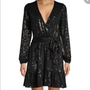 Black mirror dot dress